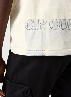 Faded effect logo T-shirt