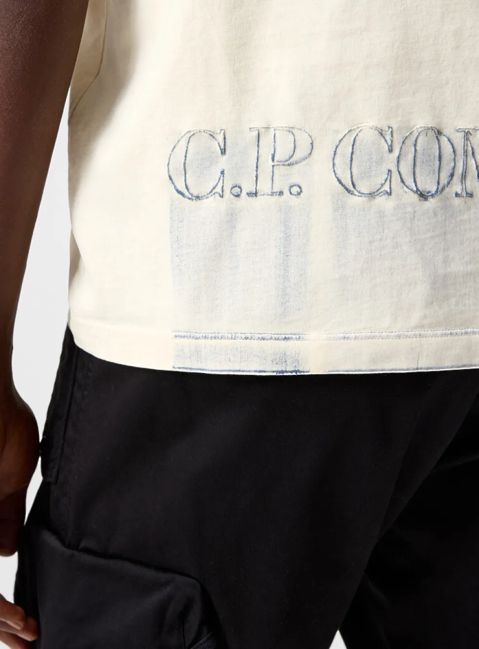 Faded effect logo T-shirt