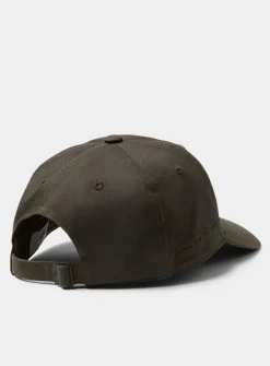 Faded embroidered cotton dad cap