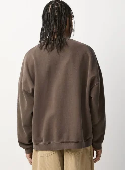 Faded gothic art sweatshirt