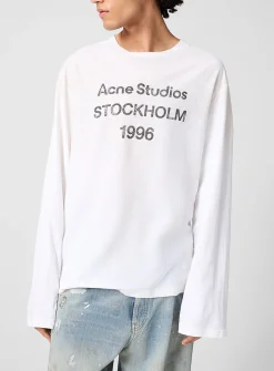 Faded logo long-sleeve T-shirt