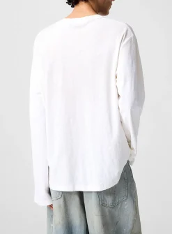 Faded logo long-sleeve T-shirt