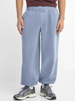 Faded peachskin fleece joggers