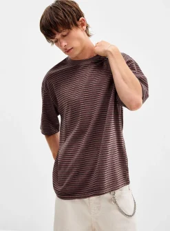 Faded striped T-shirt