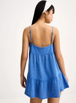 Faded tiered minidress