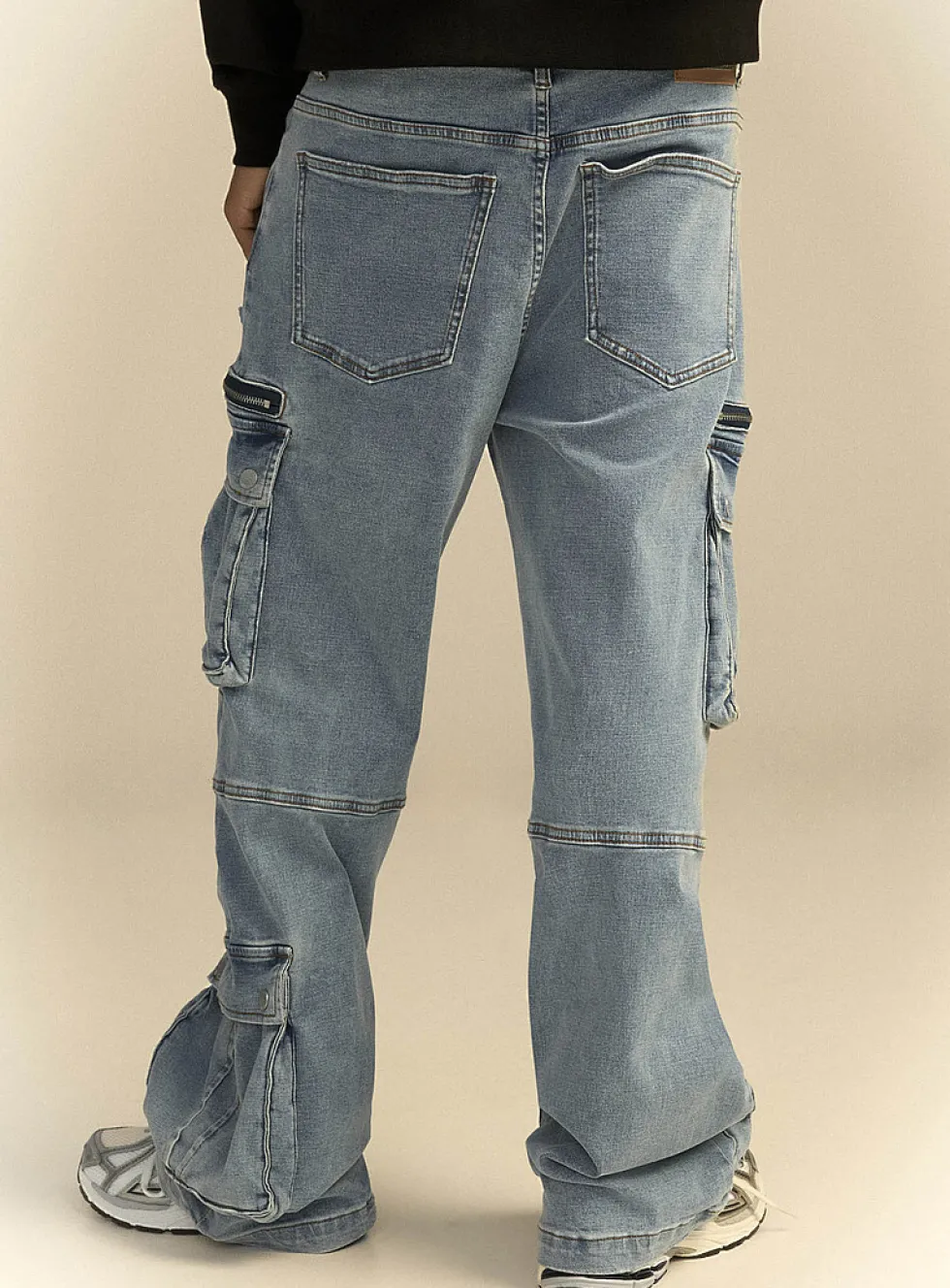 Faded Y2K cargo jean