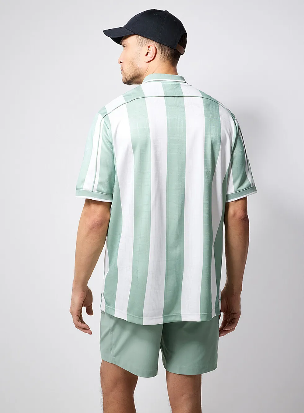 Fairway Fresh block-stripe golf polo