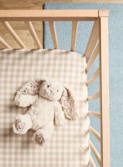 Faith floral ears rabbit plushie
