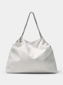Falabella faux-suede chain handbag