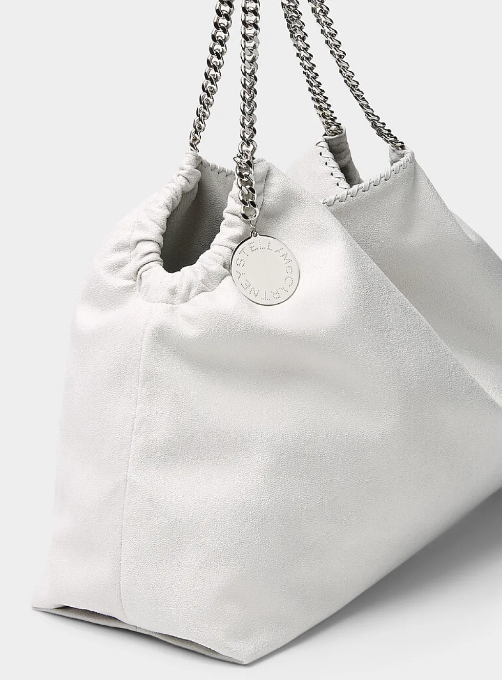 Falabella faux-suede chain handbag