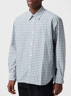 Falster small checkers poplin shirt