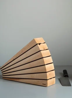 Fan knife block