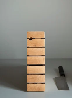 Fan knife block