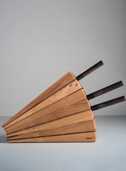Fan knife block