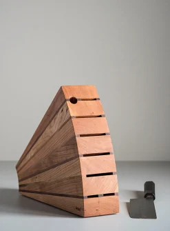 Fan knife block