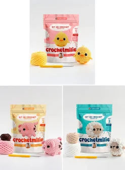 Farm animal crochet kit