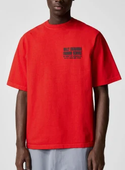 Fashion Service print boxy T-shirt