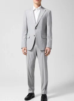 Faux-plain grey suit