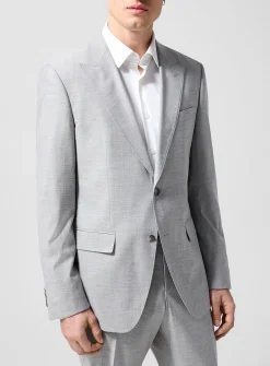 Faux-plain grey suit