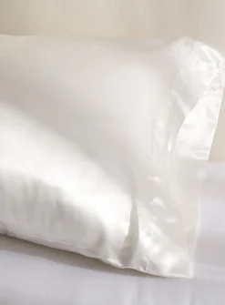 Faux-silk pillowcase