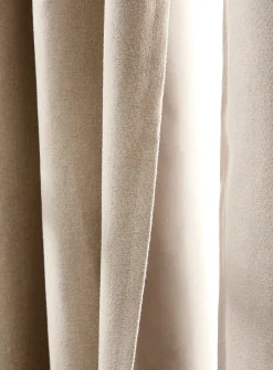 Faux-wool blackout curtain