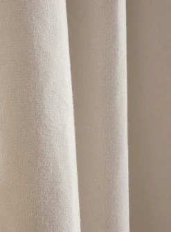 Faux-wool blackout curtain