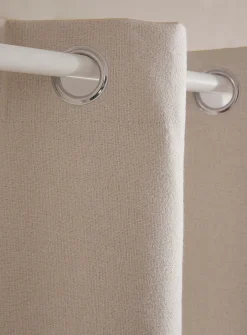 Faux-wool blackout curtain