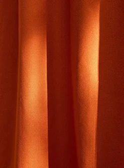 Faux-wool blackout curtain