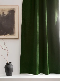 Faux-wool blackout curtain