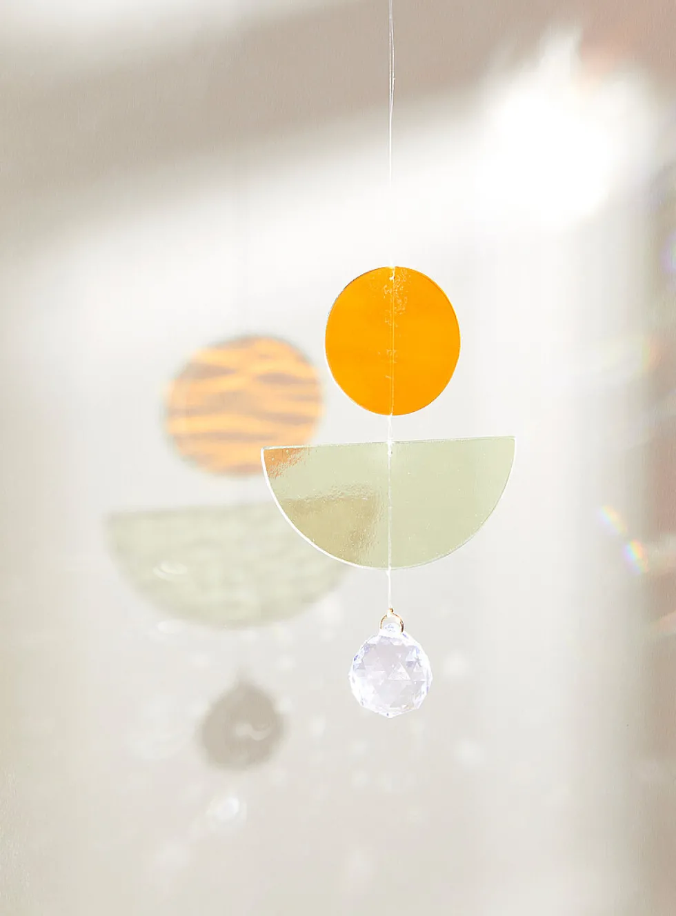 Feeling good glass mobile