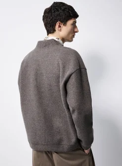 Felted cardigan