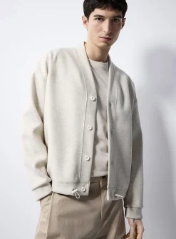 Felted cardigan