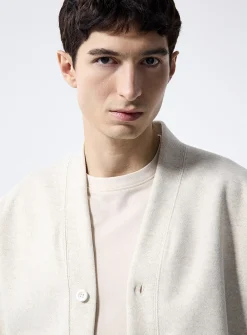 Felted cardigan