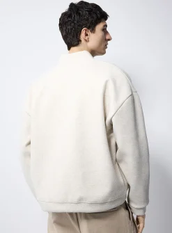 Felted cardigan