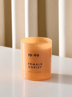 Female Christ scented candle