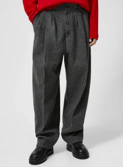Fernando heather virgin wool pant