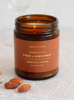 Fig & Ginger soy candle set