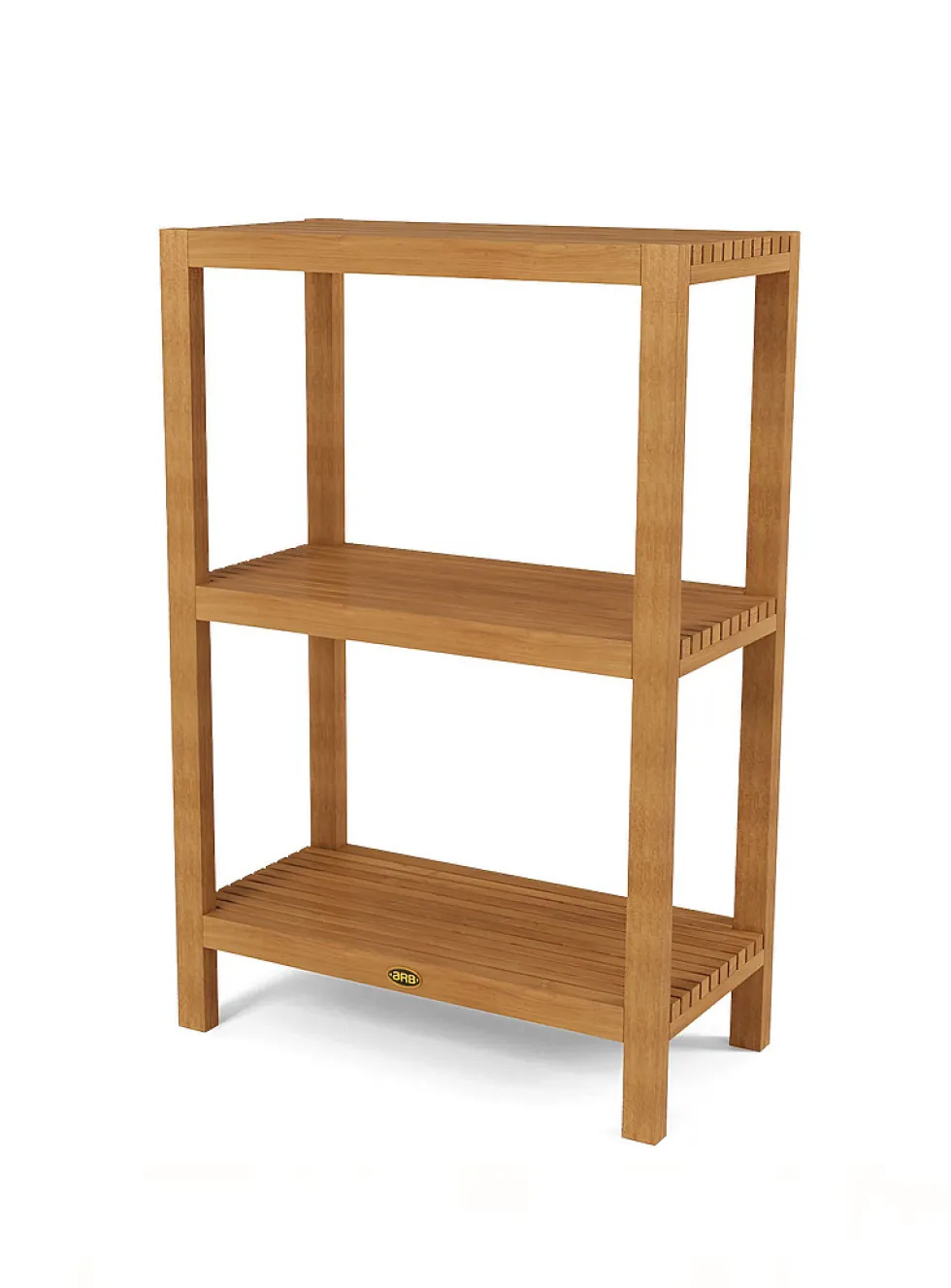Fiji rectangular teak wood shelving
