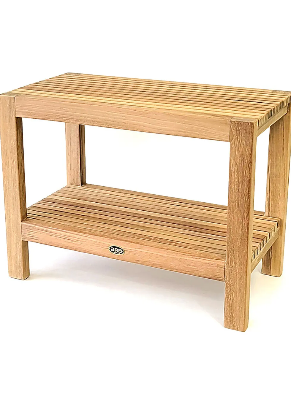 Fiji teak wood shower bench