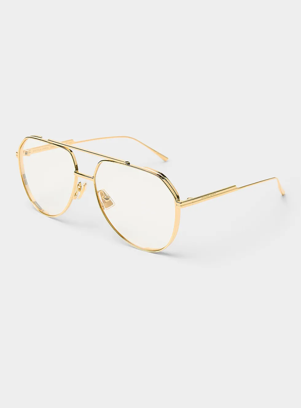 Fine frame aviator sunglasses