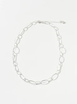 Fine oval-link chain