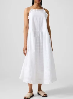 Fiore checkered maxi dress