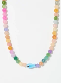 Fish colourful bead necklace