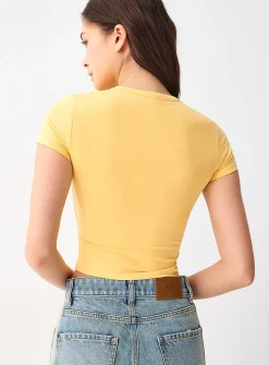 Fitted organic cotton T-shirt