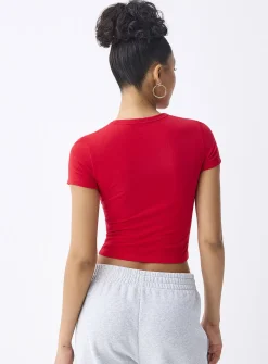 Fitted organic cotton T-shirt