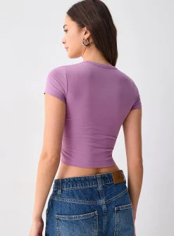 Fitted organic cotton T-shirt