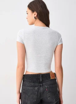 Fitted organic cotton T-shirt