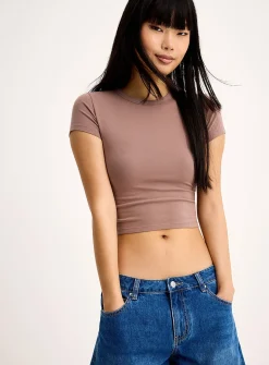 Fitted organic cotton T-shirt