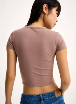 Fitted organic cotton T-shirt