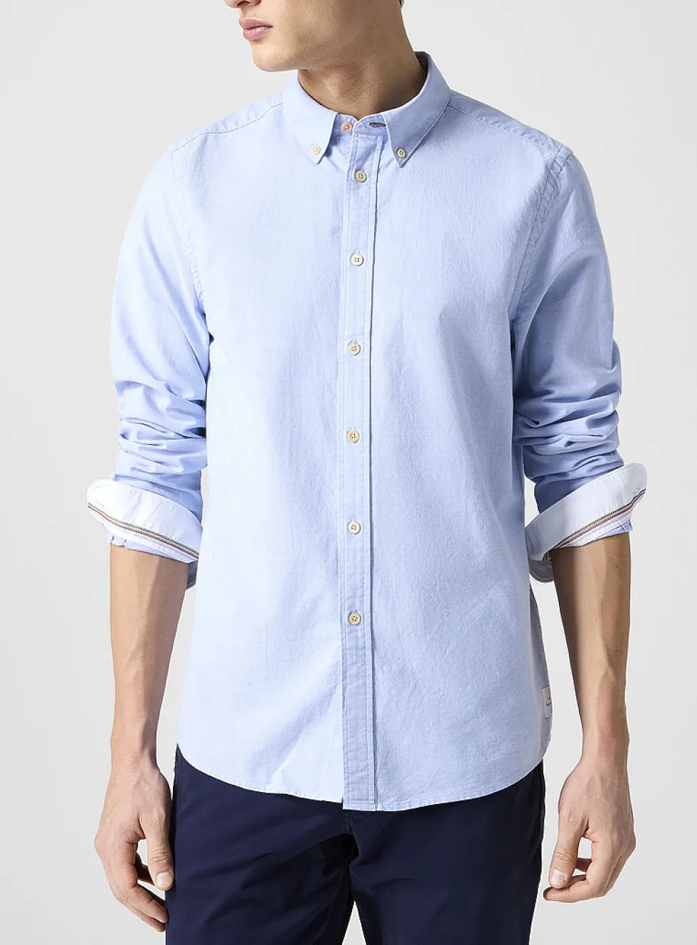 Fitted Oxford shirt